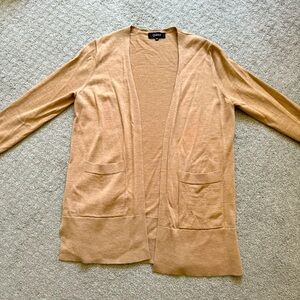 Quince Merino Wool Camel Cardigan Medium